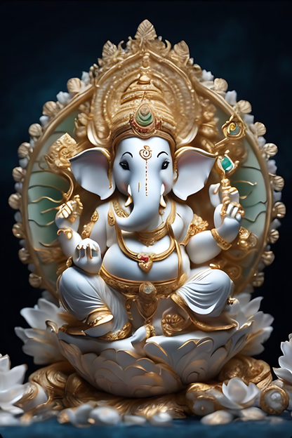 LORD GANESHA FRAMED PHOTO